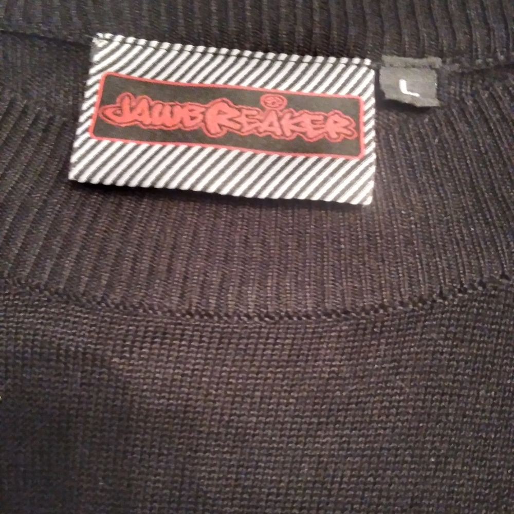 Jawbreaker Slashed Distressed Skull Sweater - Picture 5 of 5